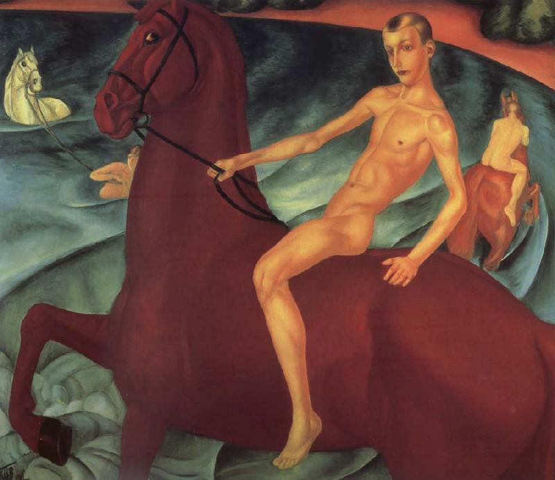 Kusma Petrow-Wodkin The bath of the red horse oil painting picture